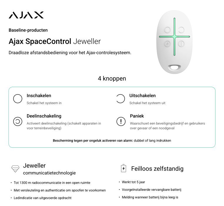 AJAX SpaceControl ManualBL